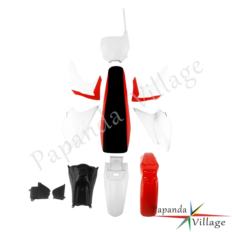 

Motorcycle Body Plastic Cover Side Fairing Fender Fuel Tank Seat Kit For Honda CRF230F CRF 230F 2015-2019 Dirt Bike Motocross