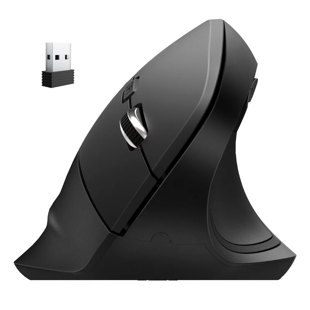 VicTsing беспроводная мышь Высокая точность USB оптическая игровая мышь правая рука эргономичная Вертикальная мышь для ПК/рабочего стола/ноутбука/Mac