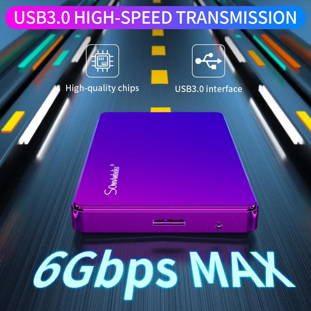 Внешний жесткий диск SOMNAMBULIST 2 5 дюйма портативный с USB 3 0 для ПК Mac планшета Xbox PS4
