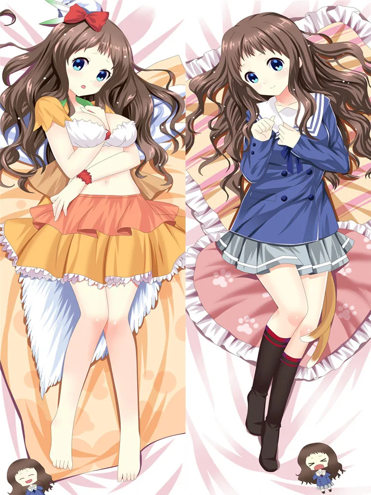 Gobsk Japanese Anime Kyokai no Kanata Nase Mitsuki Dakimakura Body Decorative Pillow Case Hugging Cover | Дом и сад