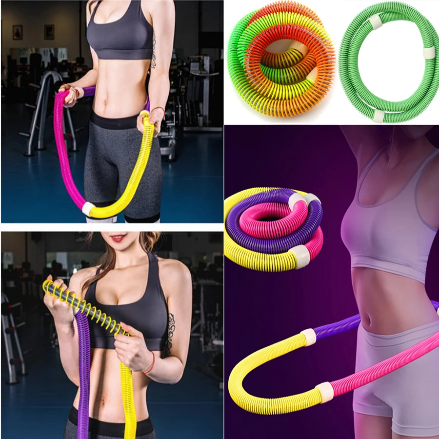 

Soft Spring Sport Hoops Abdominal Thin Waist Exercise Massage Aggravate Hoops Fitness Equipment Gym Home Fitness Weight Loss