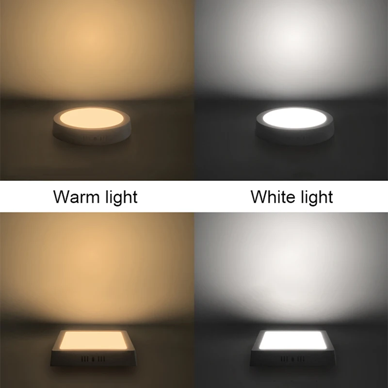 Современный светодиодный потолочный светильник акриловая круглая квадратная