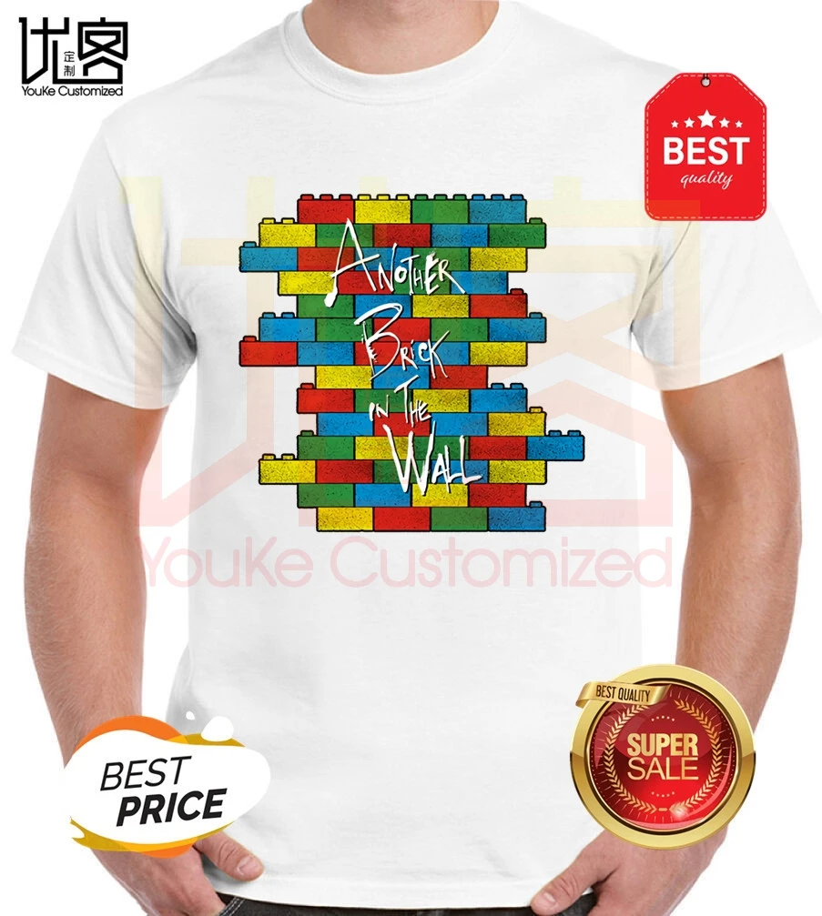 Gildan 2019 брендовая футболка с изображением кирпичной стены мужские летние