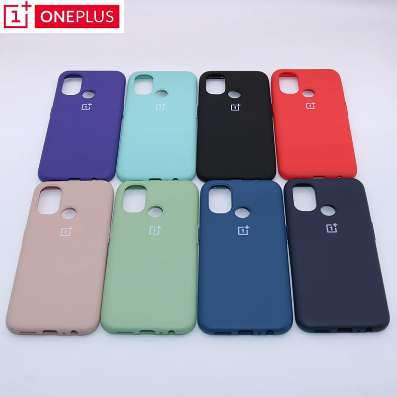 

Original Oneplus Nord Soft liquid silicone case For One plus Nord N10 N100 slim soft back cover one plus Nord N10 N100 10 colour