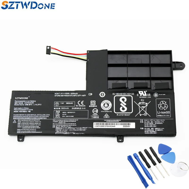 

SZTWDONE L14L2P21 Laptop Battery for LENOVO S41-35/70/75 ideapad 500s-15ISK 14ISK 300S-14ISK 310S-14IKB L14M2P21 YOGA 500-14ISK