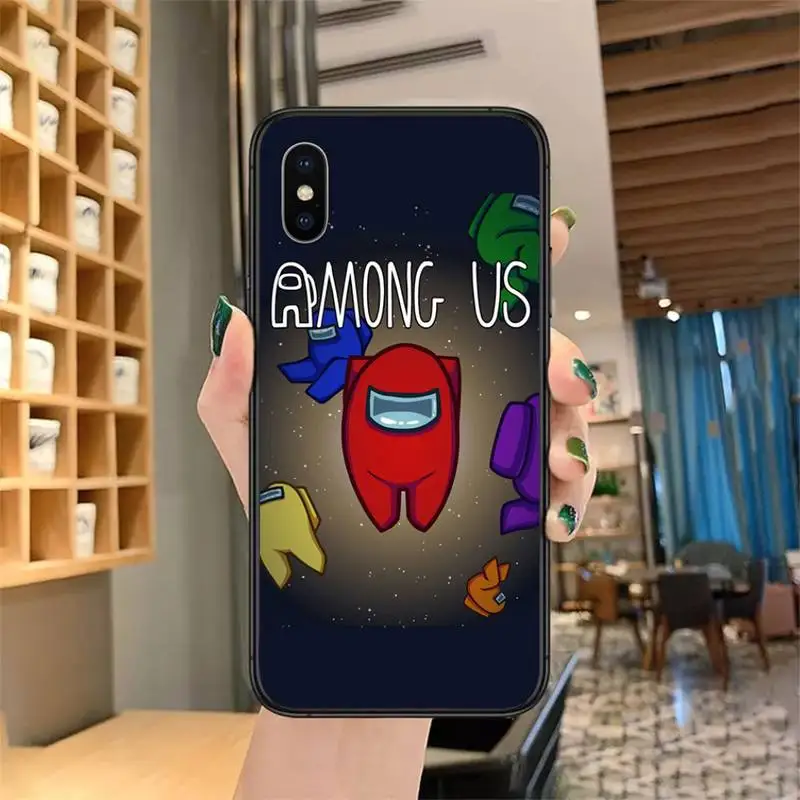 

among us funny game Phone Case For iphone 12 11 pro Max Mini 7 8 plus X XR XS SAMSUNG S 20 10 9 edge Plus A51 71