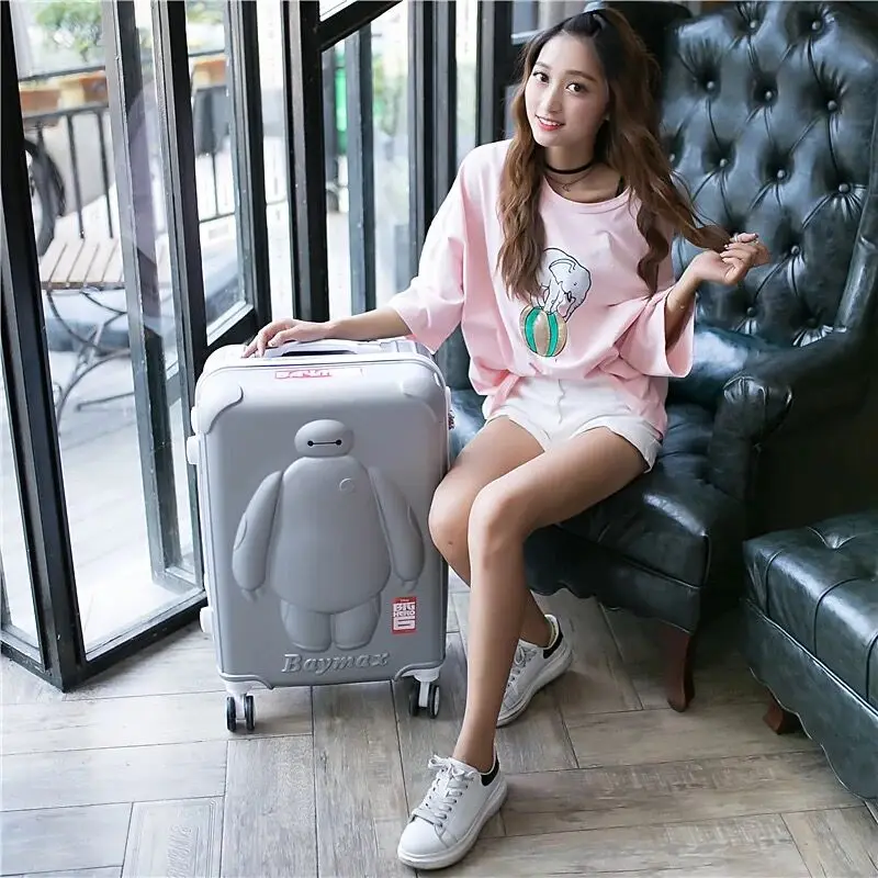 Дорожная сумка 13 20 24 дюйма из поликарбоната в твердом стиле с колесами для