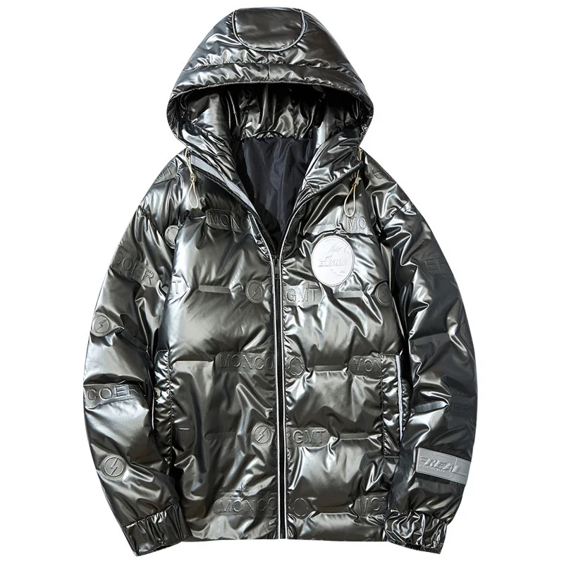 

new 2020 men brief paragraph thickening tooling coat down jacket in winter to keep warm winter coat shiny coat menswear