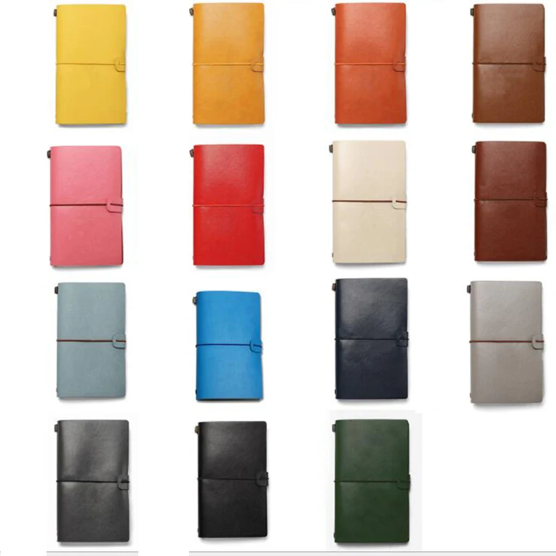 

Retro Notebook Diary Notepad Literature PU Leather Note Book Stationery Gifts Traveler Journal Planners Office School Supplies