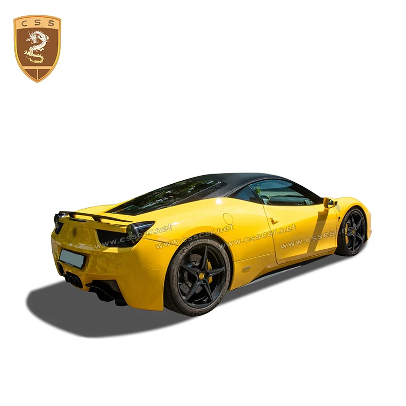 CSSYL для Ferrarri 458 спойлер крыло из углеродного волокна двойное лезвие задний