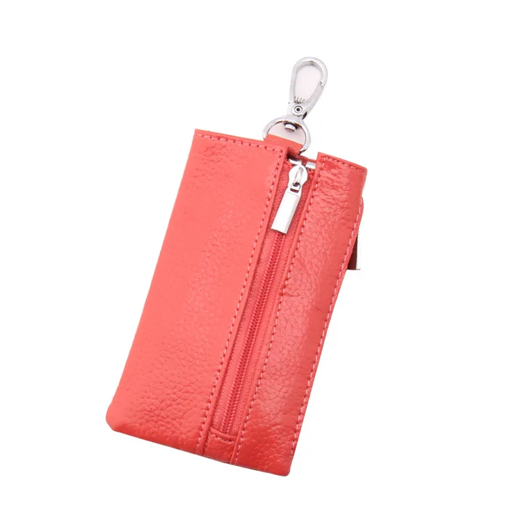 

Zoukane Solid Geninue Cow Leather Key Holder Wallet Bag Women Zipper Multi-Function Mini Fashion Barrel-Shaped Key Bag ZSKW07
