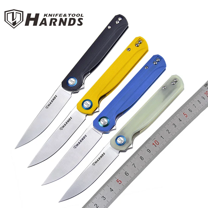 Нож Harnds CK9200 с клипсой тактический складной клинок 14C28N ручка HRC58 G10 Керамический
