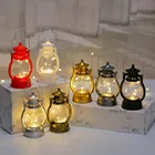 2021 Рождественская маленькая масляная лампа в стиле ретро светодиодный ночные светильники, рождественские украшения для дома, новогодние подарки, рождественские украшения