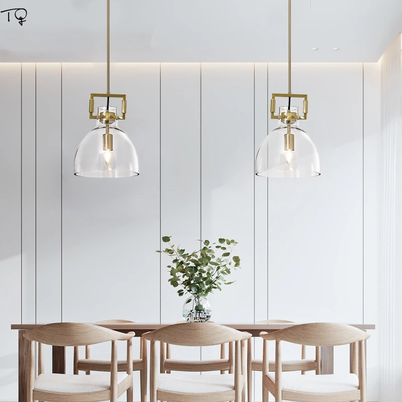 

Modern Simple Minimalist Glass Pendant Lights LED Art Decor Home Hanging Lamp Study Living Room Bedroom Dining Room Luminaire