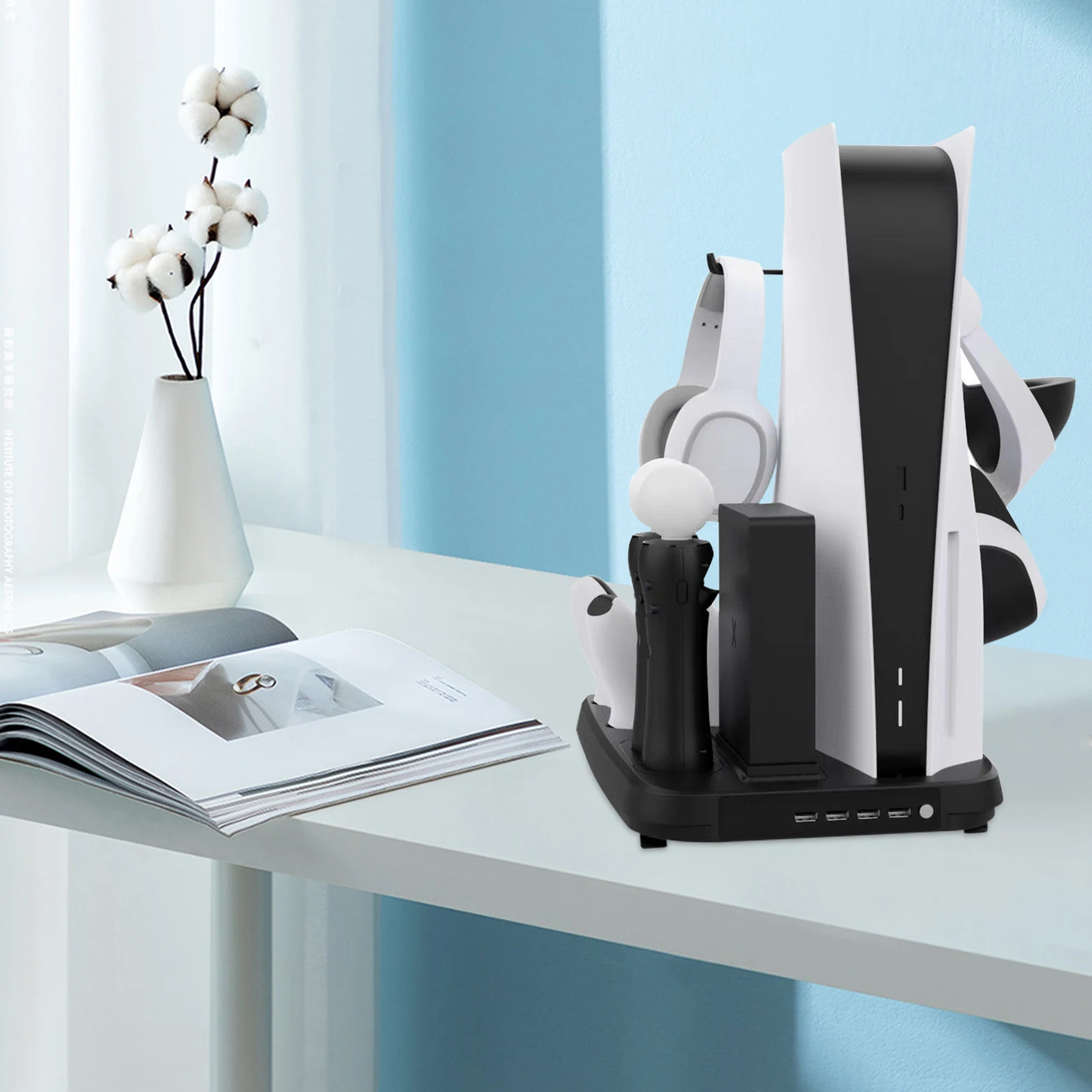 

Подставка для зарядки игровой консоли, база для зарядного устройства PS5, витрина для PS5/PS VR/ Move Motion, Прямая поставка