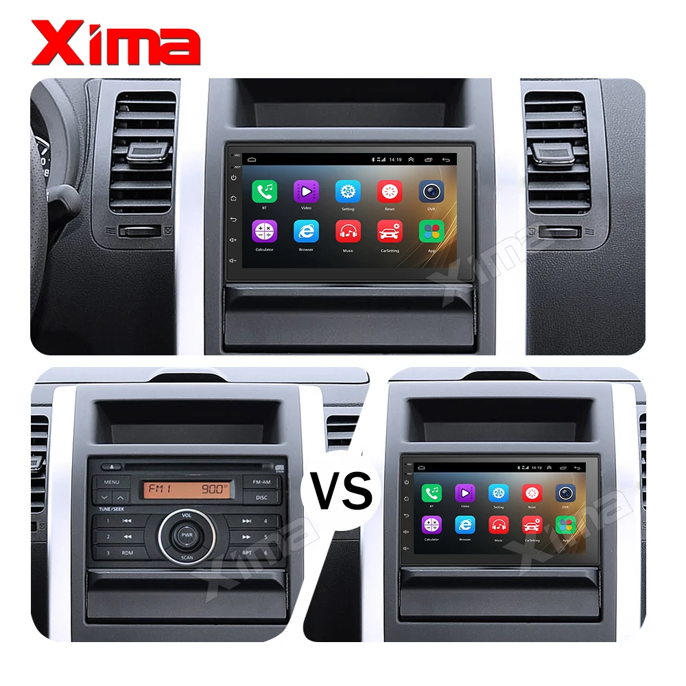 XIMA Android9.0 2Din Car Radio Multimedia Player " Universal RAM2G GPS Navigation Audio Player For Nissan Toyota Hyundai Polo