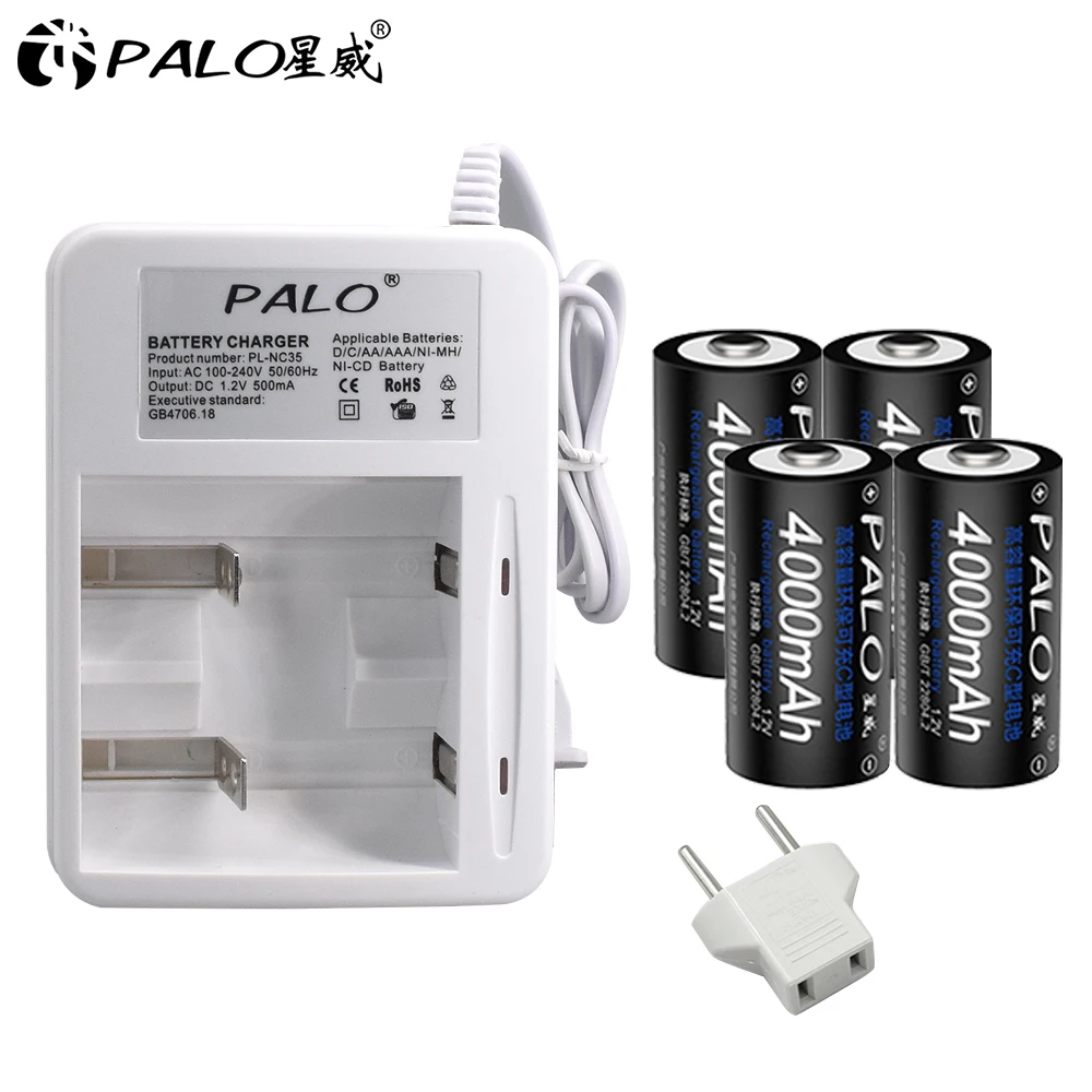 4 шт. экологически безопасные аккумуляторные батарейки 4000 мАч|rechargeable battery|battery