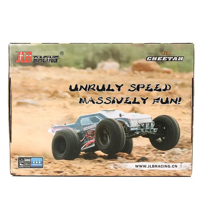 JLB Racing CHEETAH RC Car 1:10 бесщеточный мотор дистанционное управление автомобиль 11101 RTR