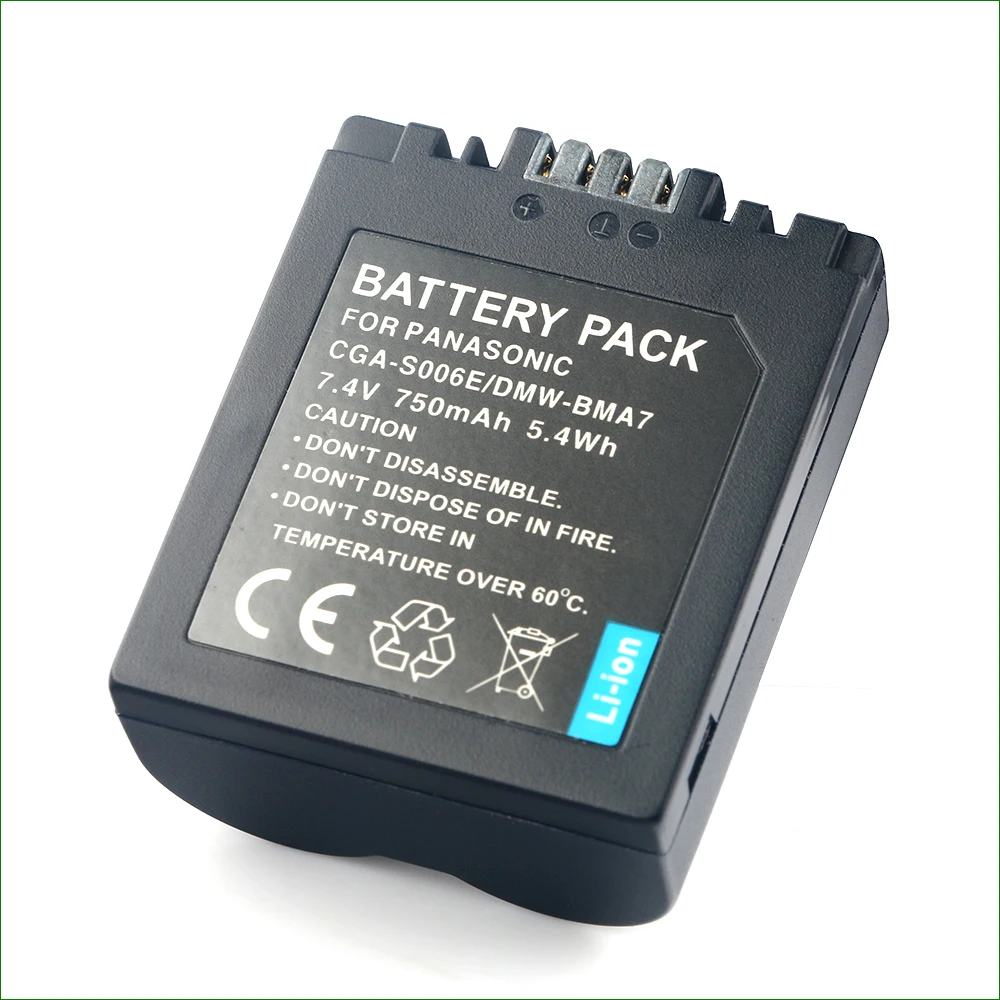 LANFULANG CGA-S006 CGA S006 Batteries Battery for Panasonic Lumix DMW-BMA7 DMC-FZ8 DMC-FZ50 DMC-FZ18 DMC-FZ28 | Электроника