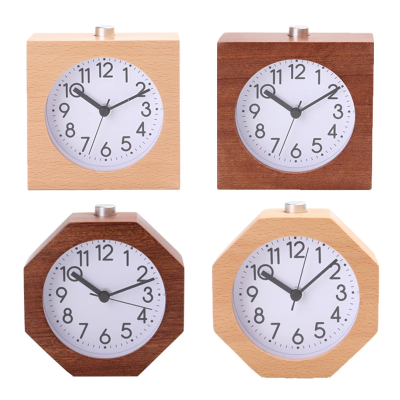 

Wooden Alarm Clock Watch Digital Electronic Desktop Table Desk Decoration Luminous Bedwetting Alarm Clock reloj despertador 2022