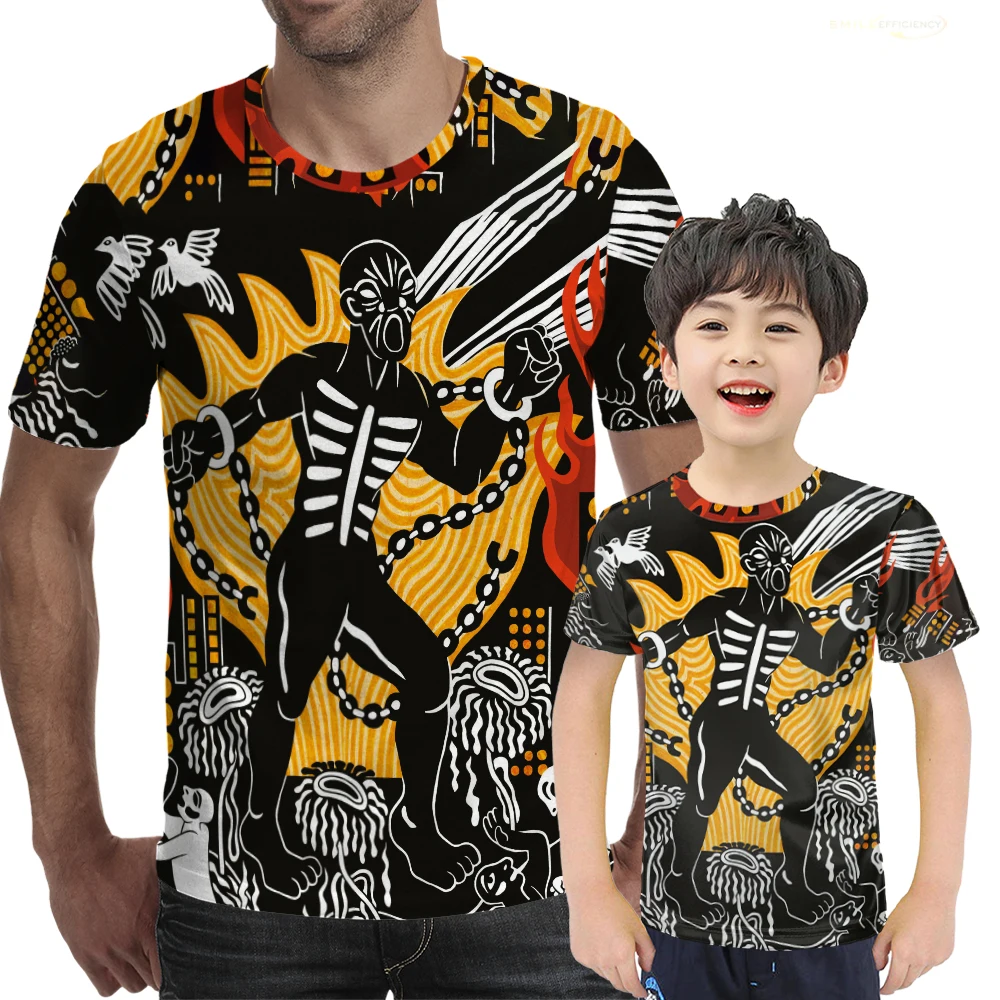 

Summer hot-selling men's T-shirt 3D personality novelty pattern T-shirt hip-hop funny top street personality male short sleeve