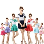 Школьная форма в японском стиле для девочек, аниме моряка, костюмы, топы + галстук + юбка, Студенческая одежда JK Navy, 7 цветов