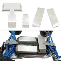 for traxxas summit e revo slash vxl 116 stainless steel chassis armor rc car high quality metal upgrade parts
