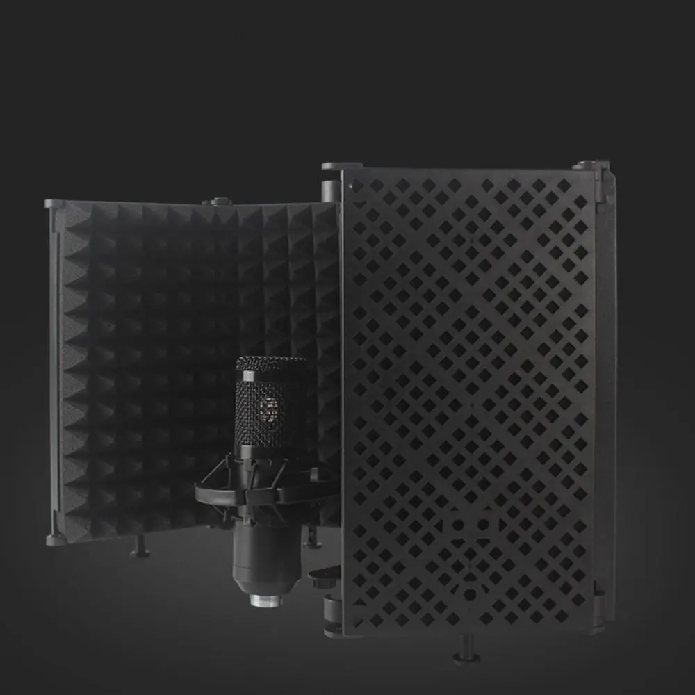 

1 Set Five-Door Microphone Soundproof Cover Durable Mic Soundproof Screen