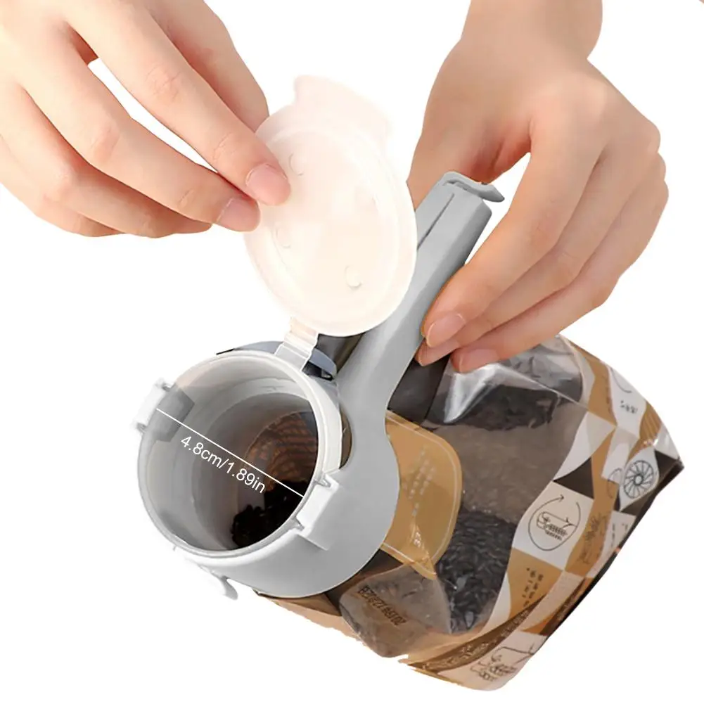 4 шт мешок запечатывания Зажимы Сохранение свежести продуктов хранения