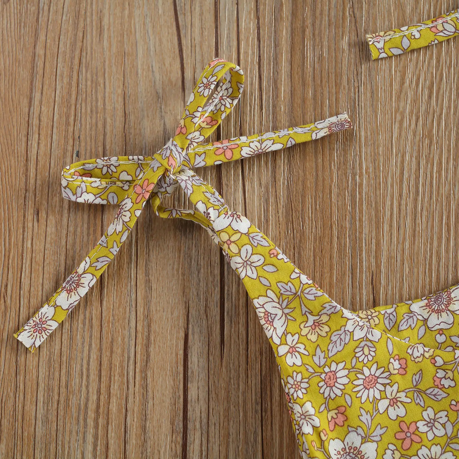 

Baby Summer Clothing Newborn Girls Jumpsuit Flower Print Sleeveless Sling Romper Hairband One-Pieces 0-24Months