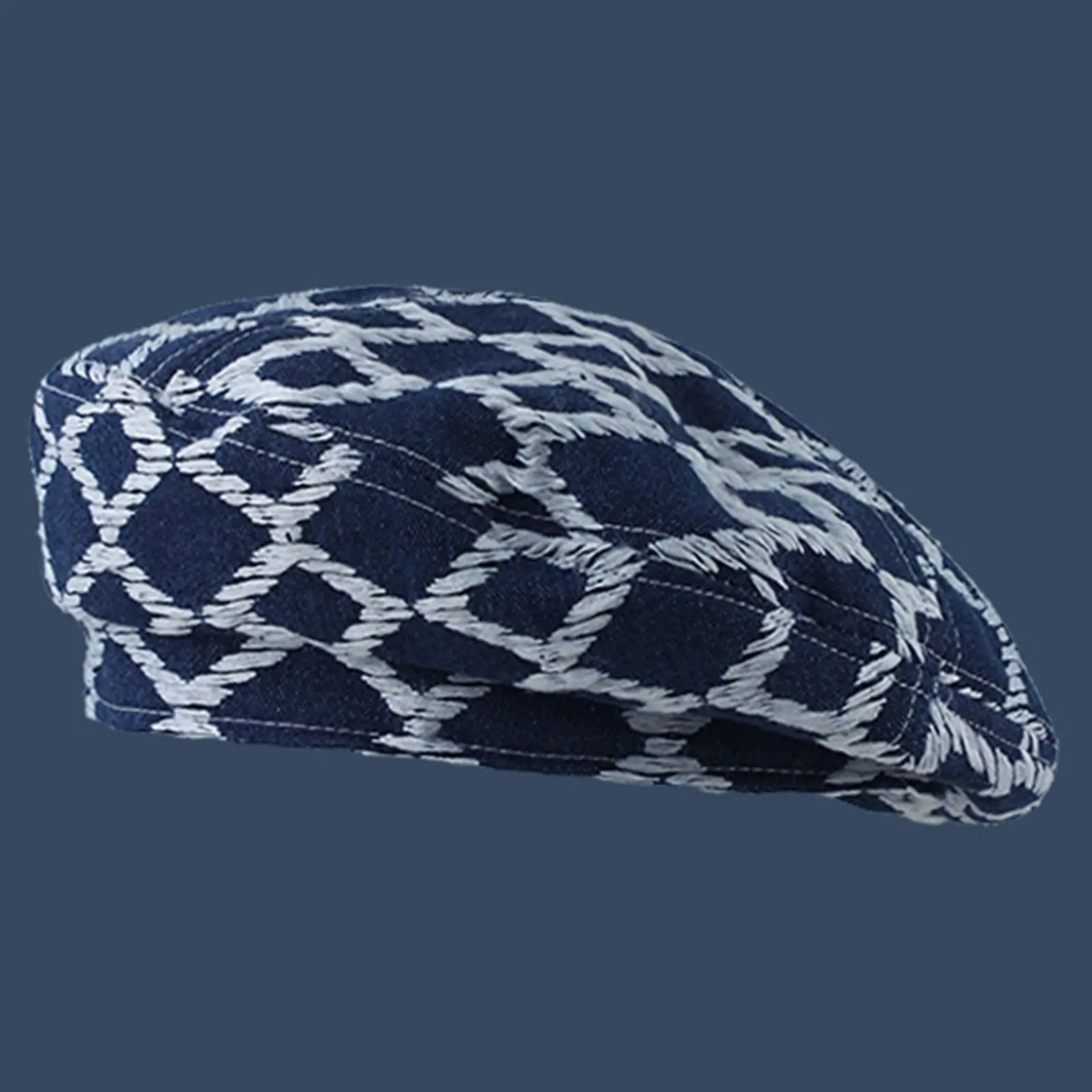 Повседневный женский берет из денима Классическая Шапка во французском стиле