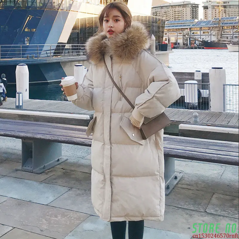 

Parka Autumn Winter Jacket Women Clothes Vintage Warm Coat Female Women's Down Cotton Jacket Warm Thick Long Parkas Oversized