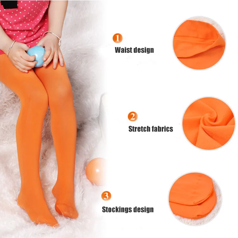 

2020 Baby Autumn Winter Tights For Girls Kids Pantyhose Party Wedding Performance Ballet Dance Hosiery