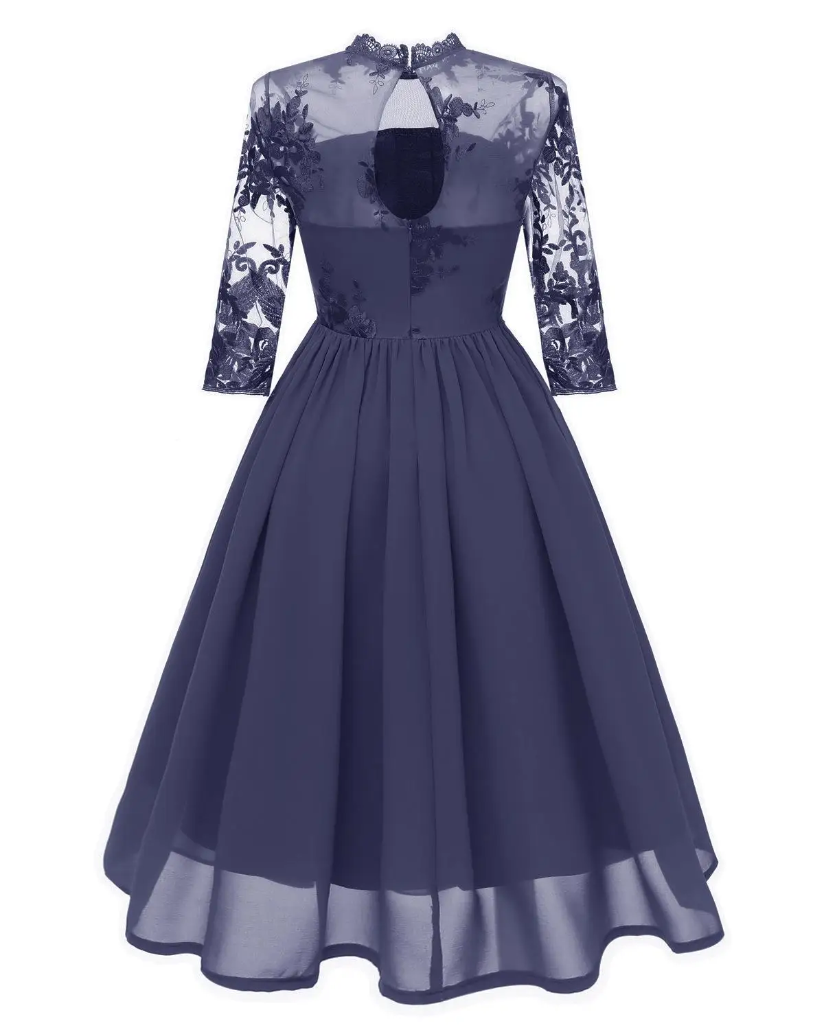 CD1661F # кружевное шифоновое короткое плиссированное платье подружки невесты с