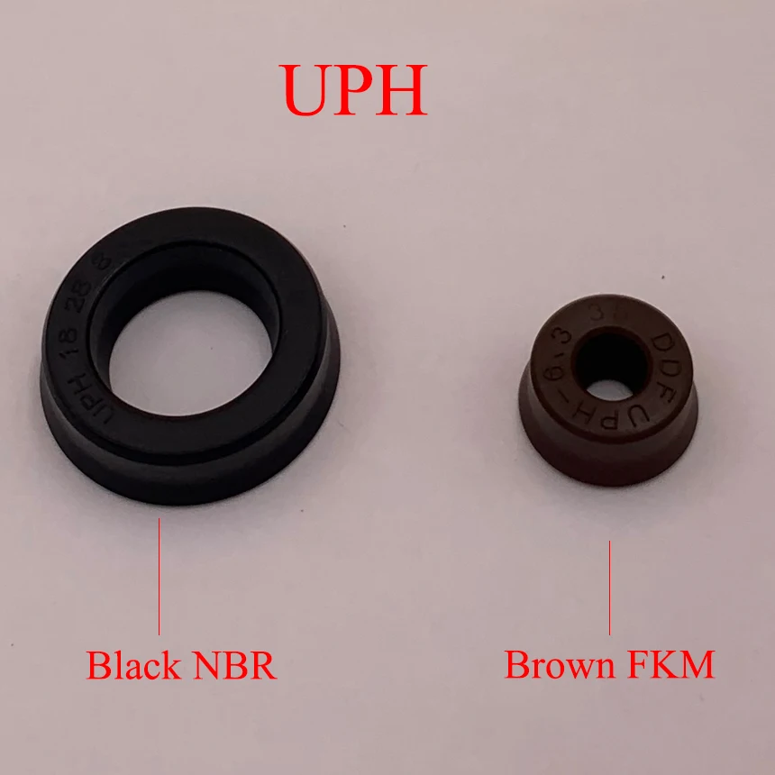 

UPH 80*95*10 80x95x10 110*120*12 110x120x12 Black NBR Rubber Dustproof Groove U Lip Hydraulic Piston Rod O Ring Gasket Oil Seal