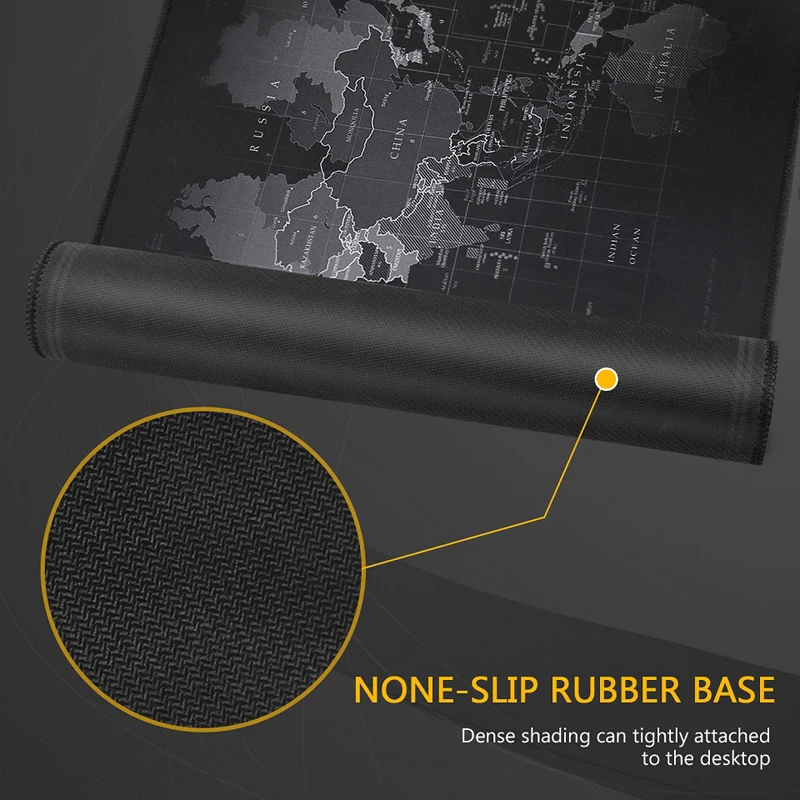 

Anti-slip Natural Rubber Mouse Mat Keyboard Pad Desk Mat Laptop Computer Gamer Mousepad Map Print Large Gaming Silicon Mouse Gel