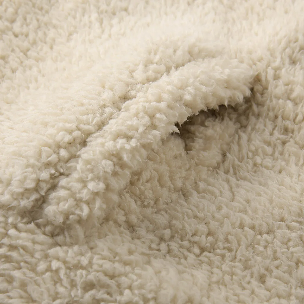 Модное флисовое пальто для женщин сезон осень-зима длинный рукав толстый свитер