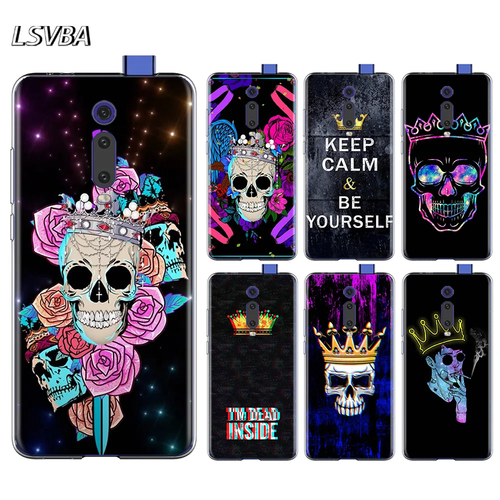

Cool Skull Crown King Queen For Xiaomi Redmi 9 Prime GO 8A 8 7A 7 Y3 S2 Y2 6A 6 5A 5 4X Pro Plus Phone Case