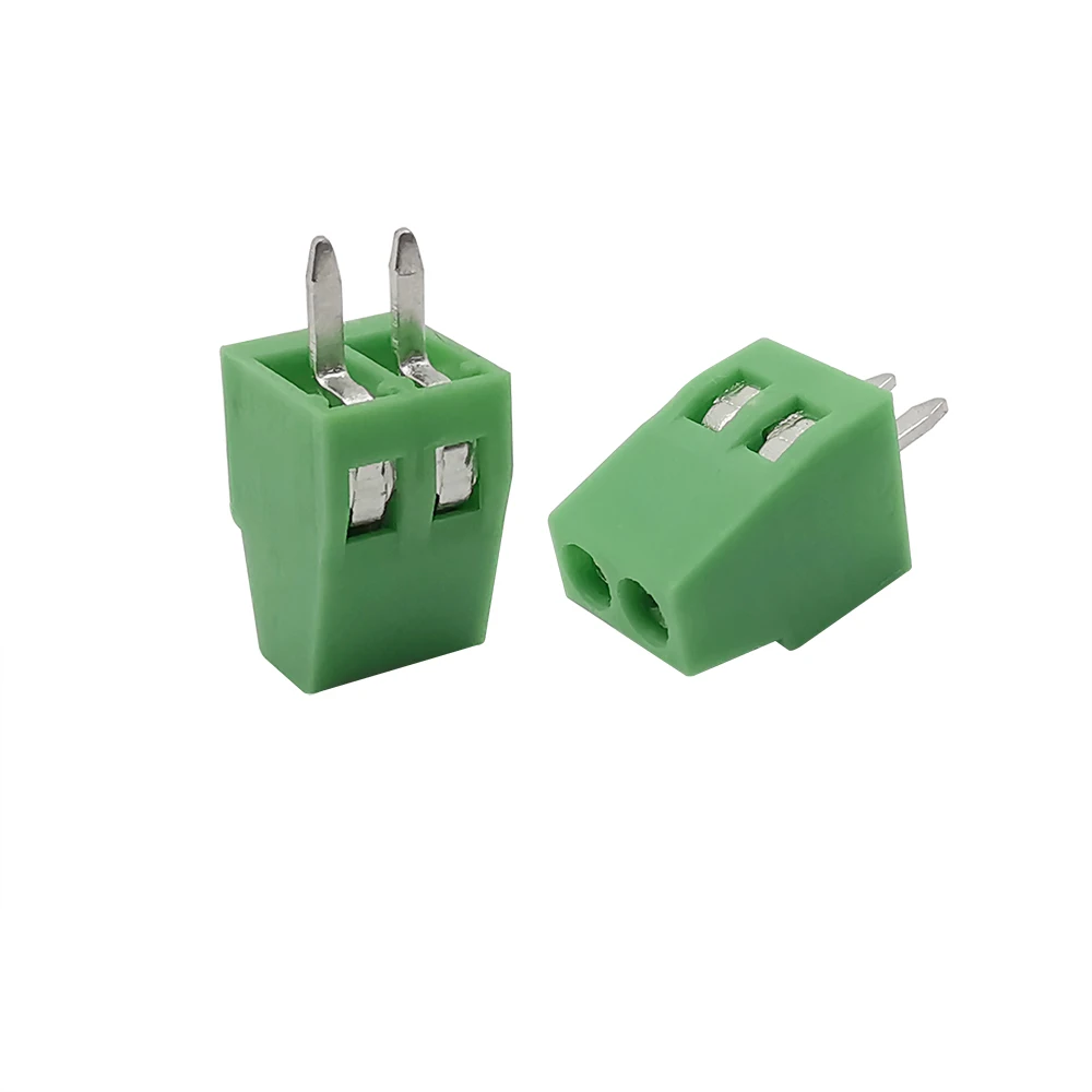 10 шт. шаг 2 54 мм/0 1 дюйма 2Pin PCB винтовые клеммные колодки разъем KF128-2.54-2P разъемы для