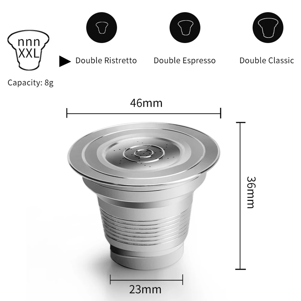 

Stainless Steel Coffee Filters Gusto Refillable Reusable Drippers Baskets for Household Kitchen Mellow Coffee Making