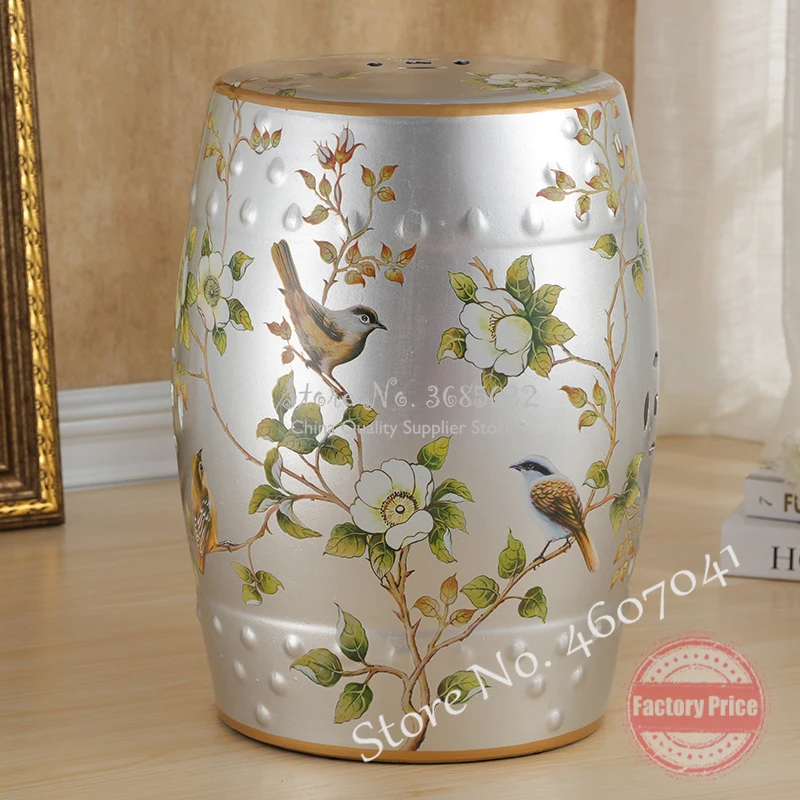 Креативный керамический барабанный туалетный стул для макияжа олхов Загребской европейской краски для обуви сменные стулья 30*46см.