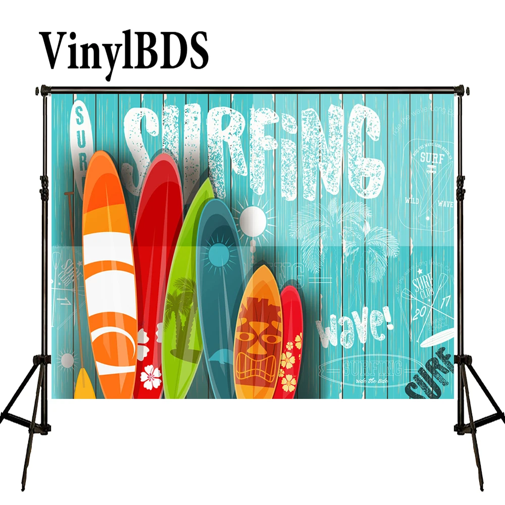 

VinylBDS Синий Граффити доски фон красочные доски для серфинга пляж фон Дети Лето Путешествия фон для фотостудии