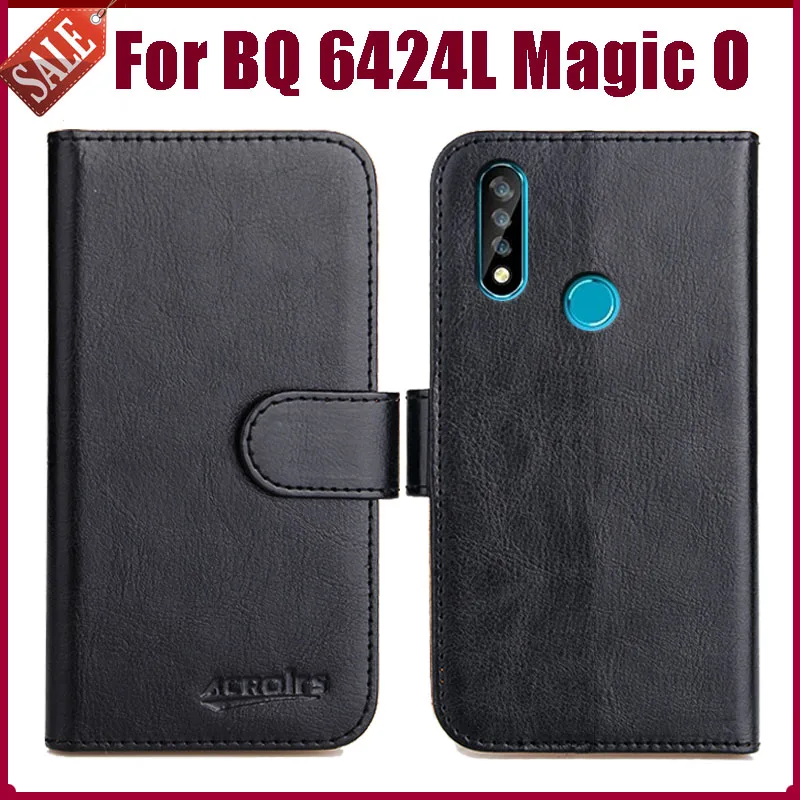 

Лидер продаж! Флип-чехол для BQ 6424L Magic O, 6,35 дюйма, 6 цветов