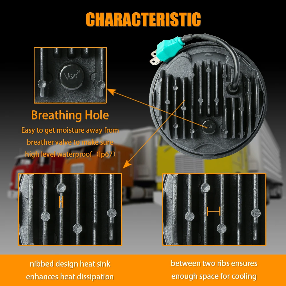 5.75&quot 5-3/4&quot Motorcycle Projector 75W LED Headlight For Sportster 883 1200 Iron Dyna Street Bob FXDB |