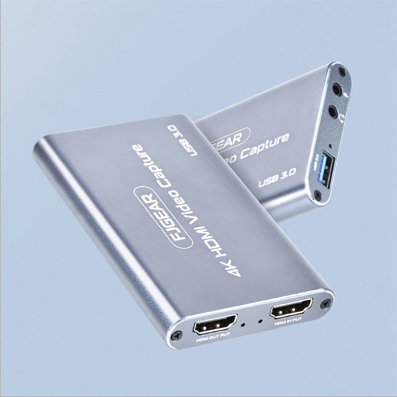 

FJGEAR USB3.0 HD Capture Card for Ps4/Switch Mobile Game Live Video Conference HDMI Recorder