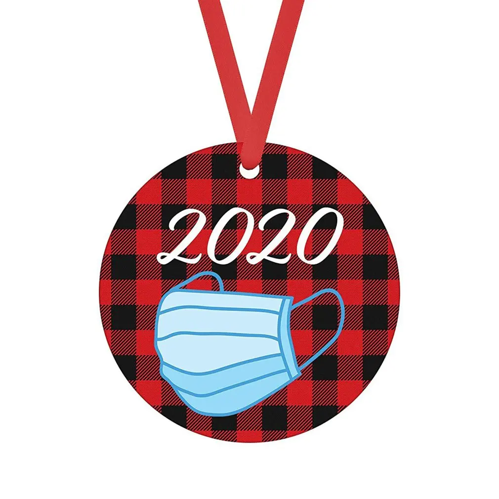 

Personalized Family Christmas Tree Ornament Personalize Happy Family Bannister Peeking Family Present Gift Home Accessories 2020