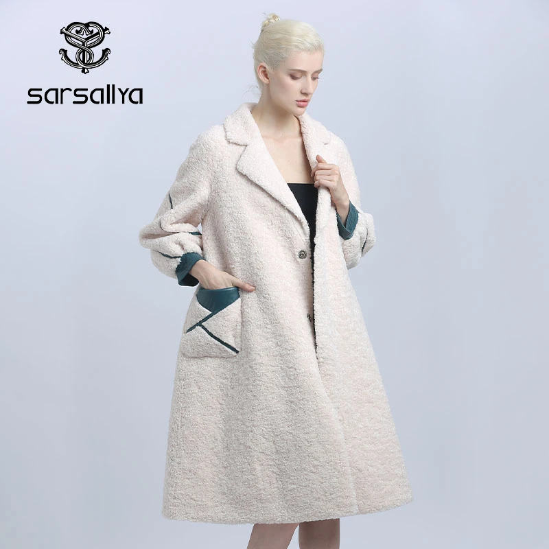 Зимнее шерстяное пальто для женщин модное дамское кашемировое теплые шерстяные