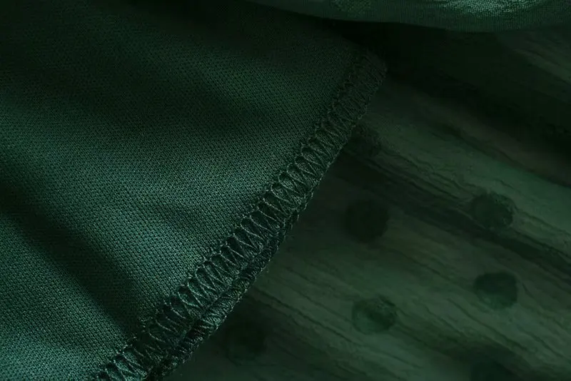 Женское элегантное зеленое вечернее платье с круглым вырезом и коротким рукавом