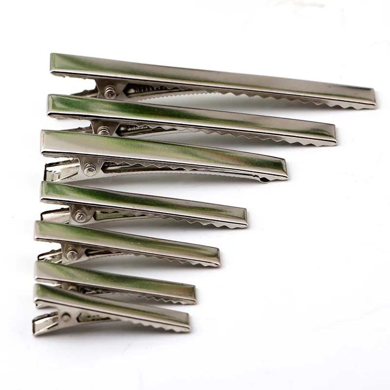 

10 or 50pcs Metal Hair Alligator Clips 35mm/45mm/55mm For Hair Style Tools Accessories Hair Clips