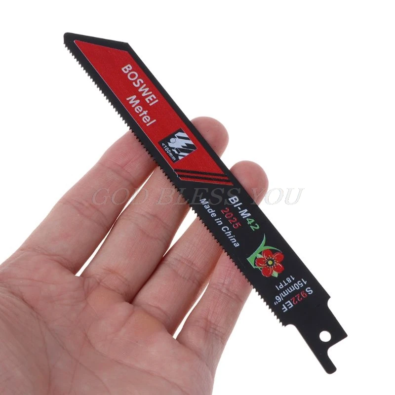2PCS/SET Black Reciprocating Sabre Saw Blades for Cutting Metal Professional S922EF Accessory Kit Tool